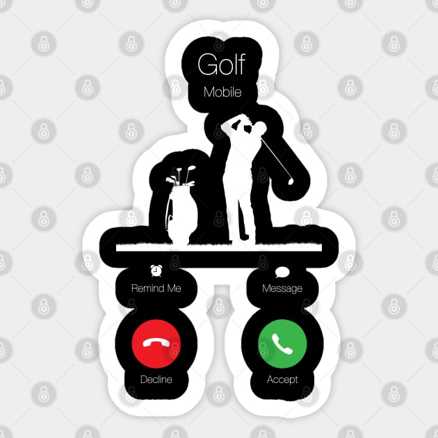 Golf is Calling Sticker by golf365